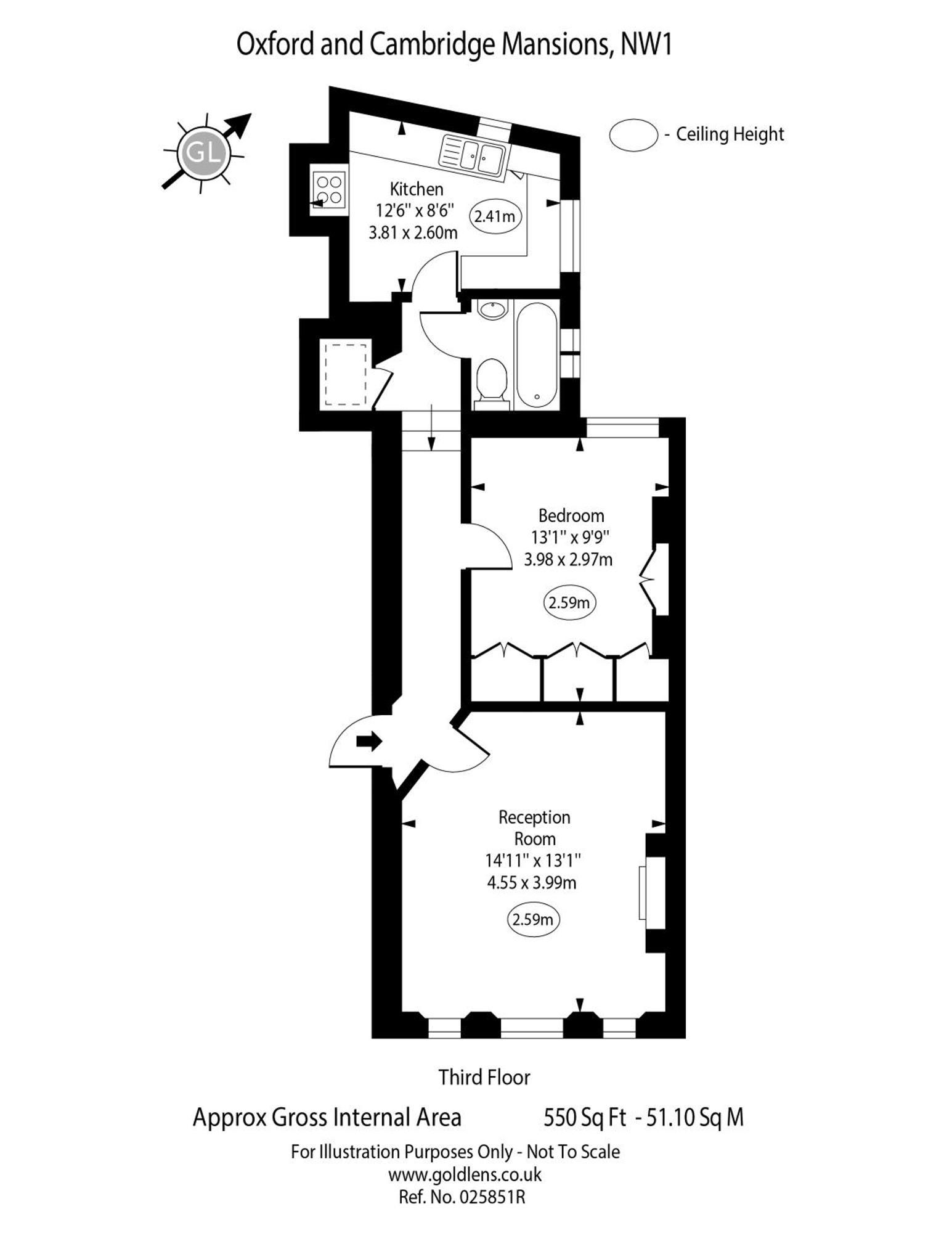 Apartament Luxury One Bedroom Londra